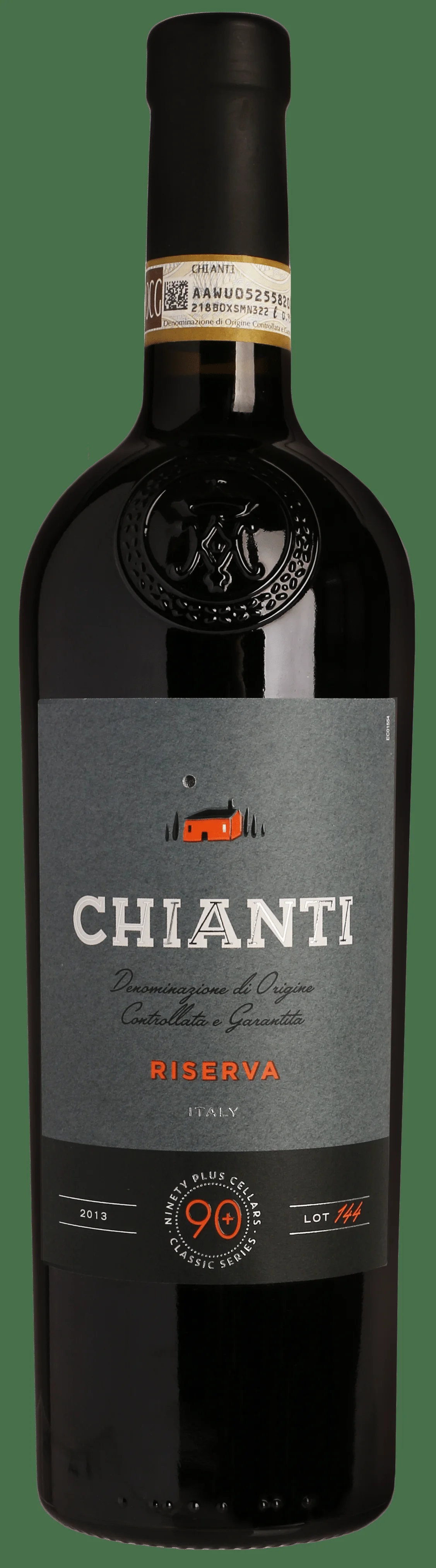 90+ Ninety Plus Cellars Lot 144 Chianti Classico Riserva DOCG, Tuscany, Italy
