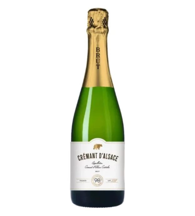 90+ Ninety Plus Cellars Lot 228 Cremant d'Alsace Brut, France