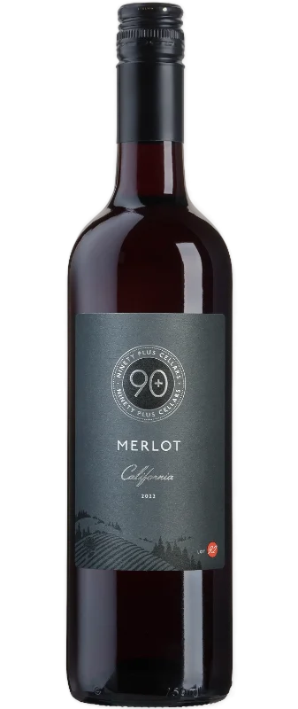 90+ Ninety Plus Cellars Lot 92 Merlot, Mendocino, USA
