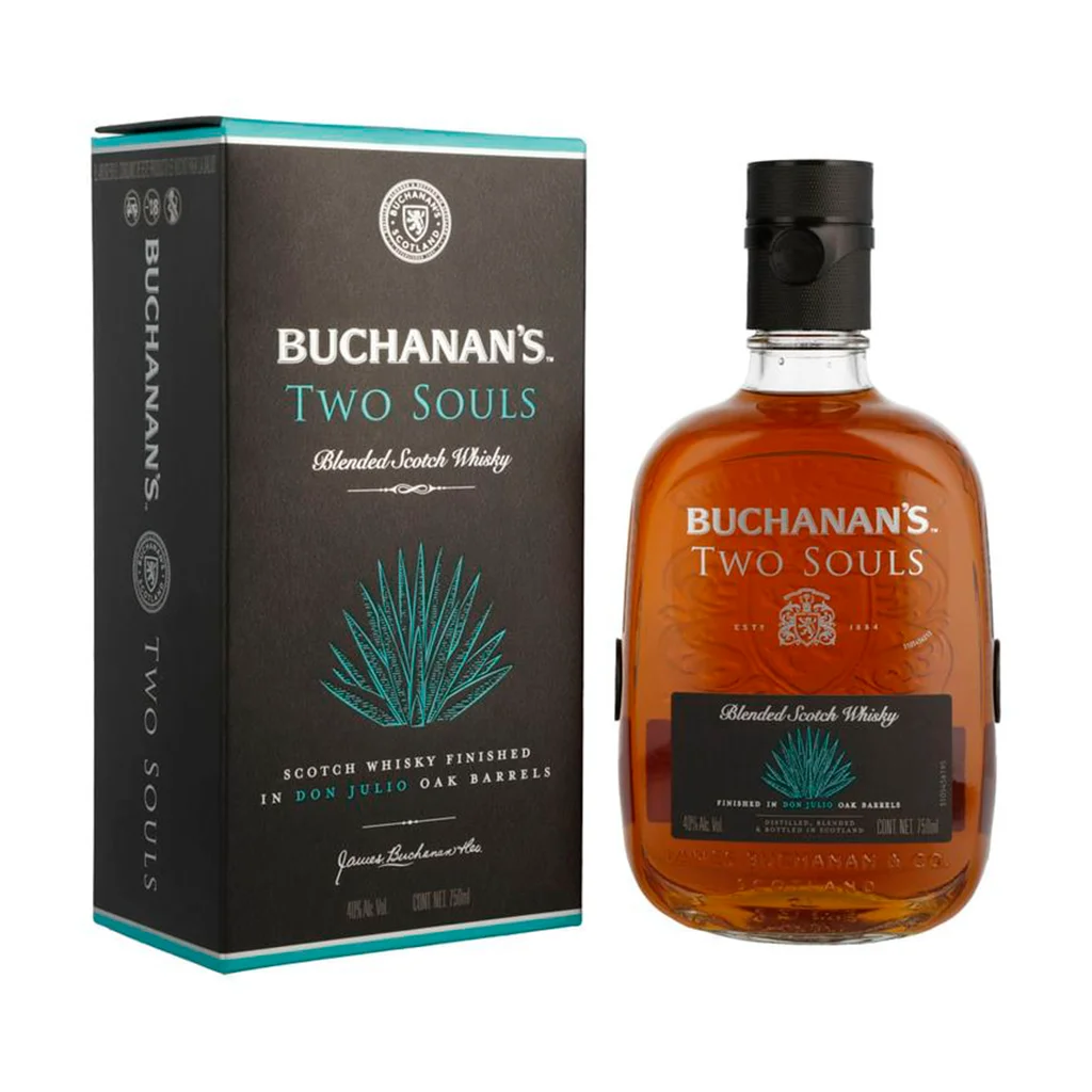 Buchanan's Two Souls Blended Scotch Whisky wine label