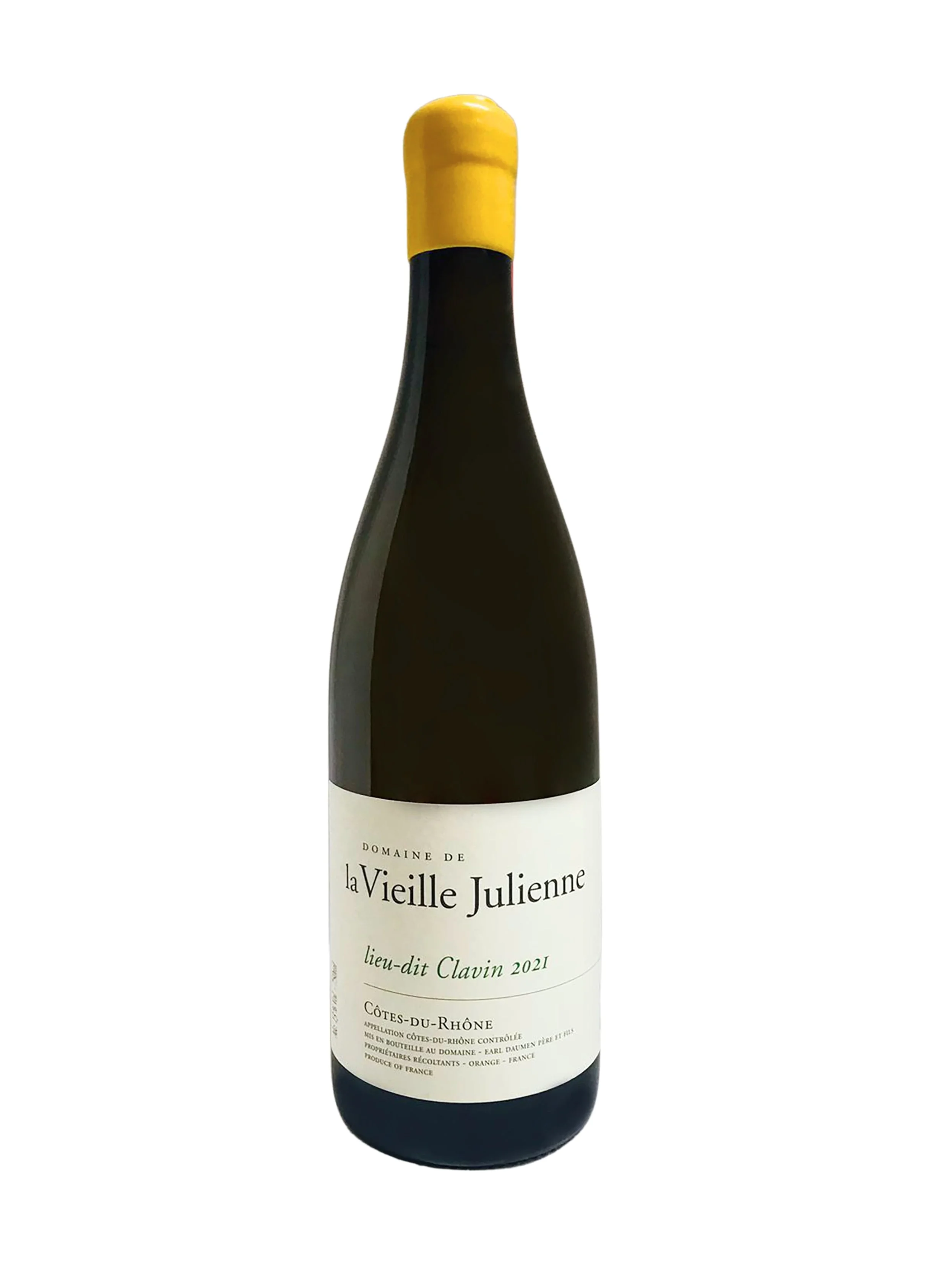 Domaine de la Vieille Julienne Cotes du Rhone Lieu Dit Clavin Blanc, France