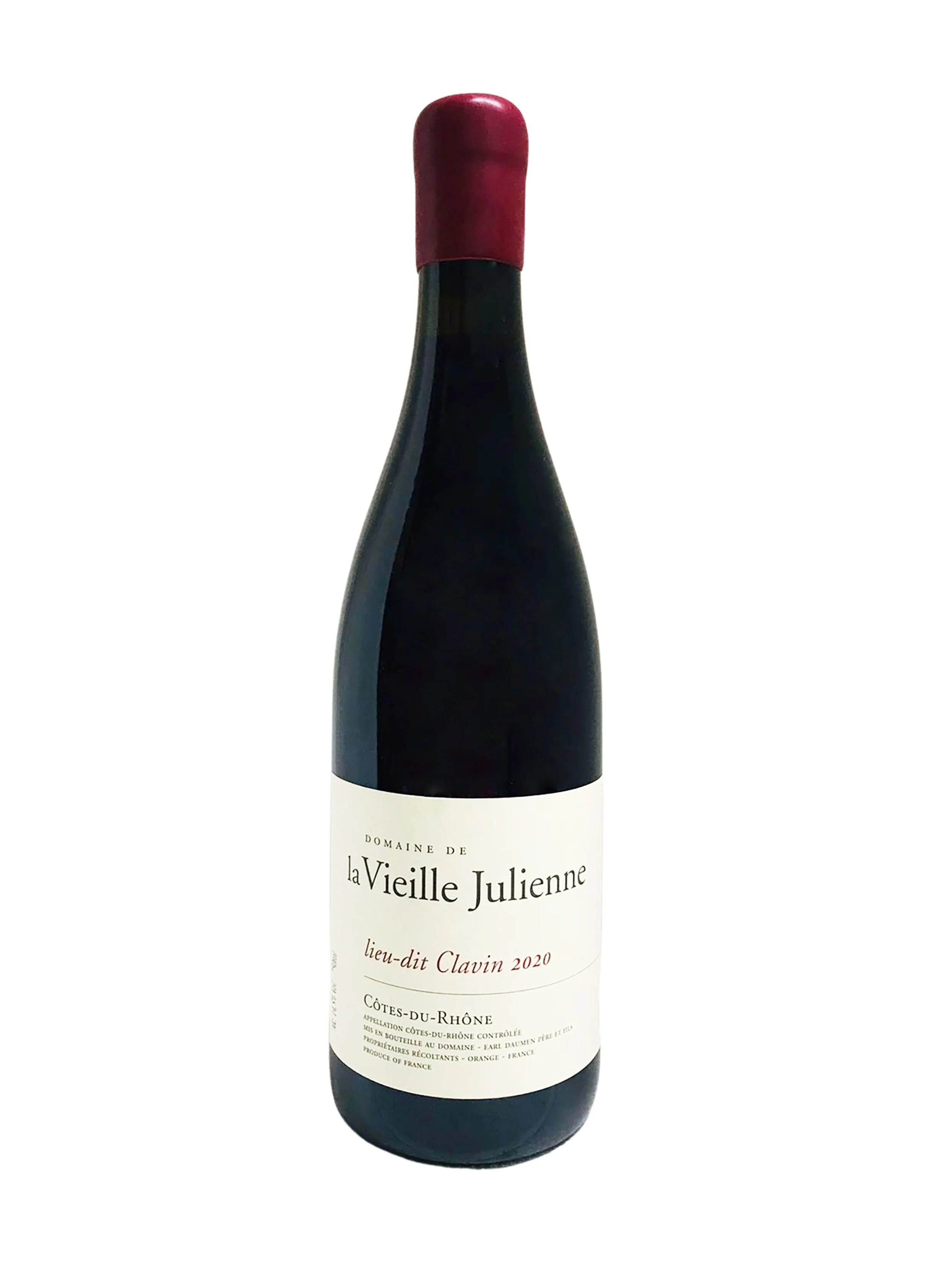 Domaine de la Vieille Julienne Cotes du Rhone Lieu Dit Clavin, Rhone, France