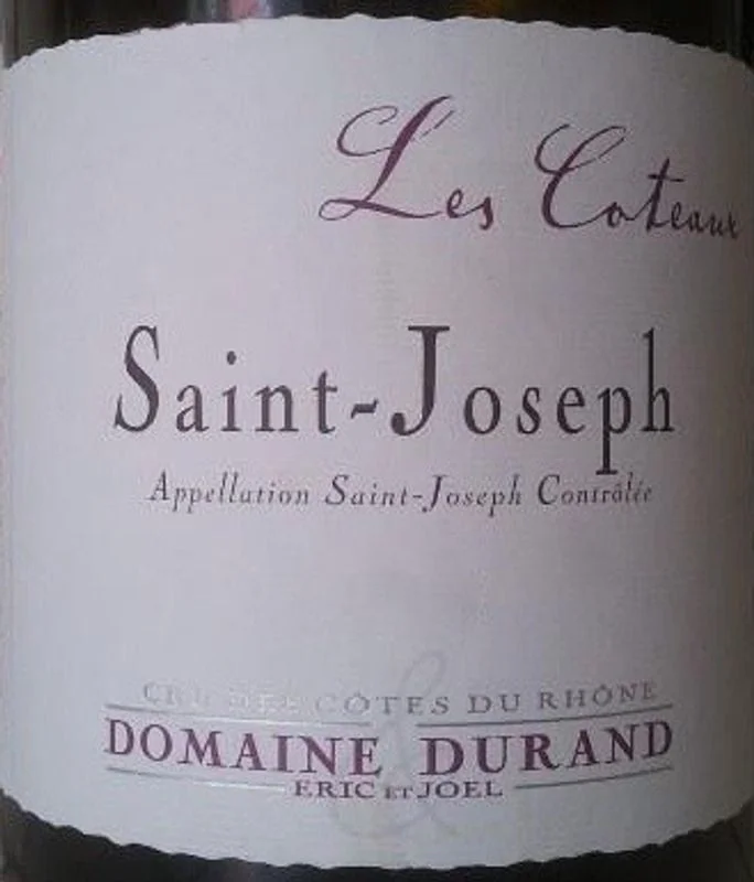 Domaine Eric et Joel Durand Saint-Joseph Les Coteaux, Rhone, France