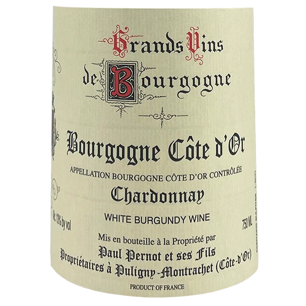 Domaine Paul Pernot Bourgogne Cote d'Or Chardonnay, Burgundy, France