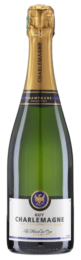 Guy Charlemagne Blanc de Blancs Grand Cru Brut Reserve, Champagne, France