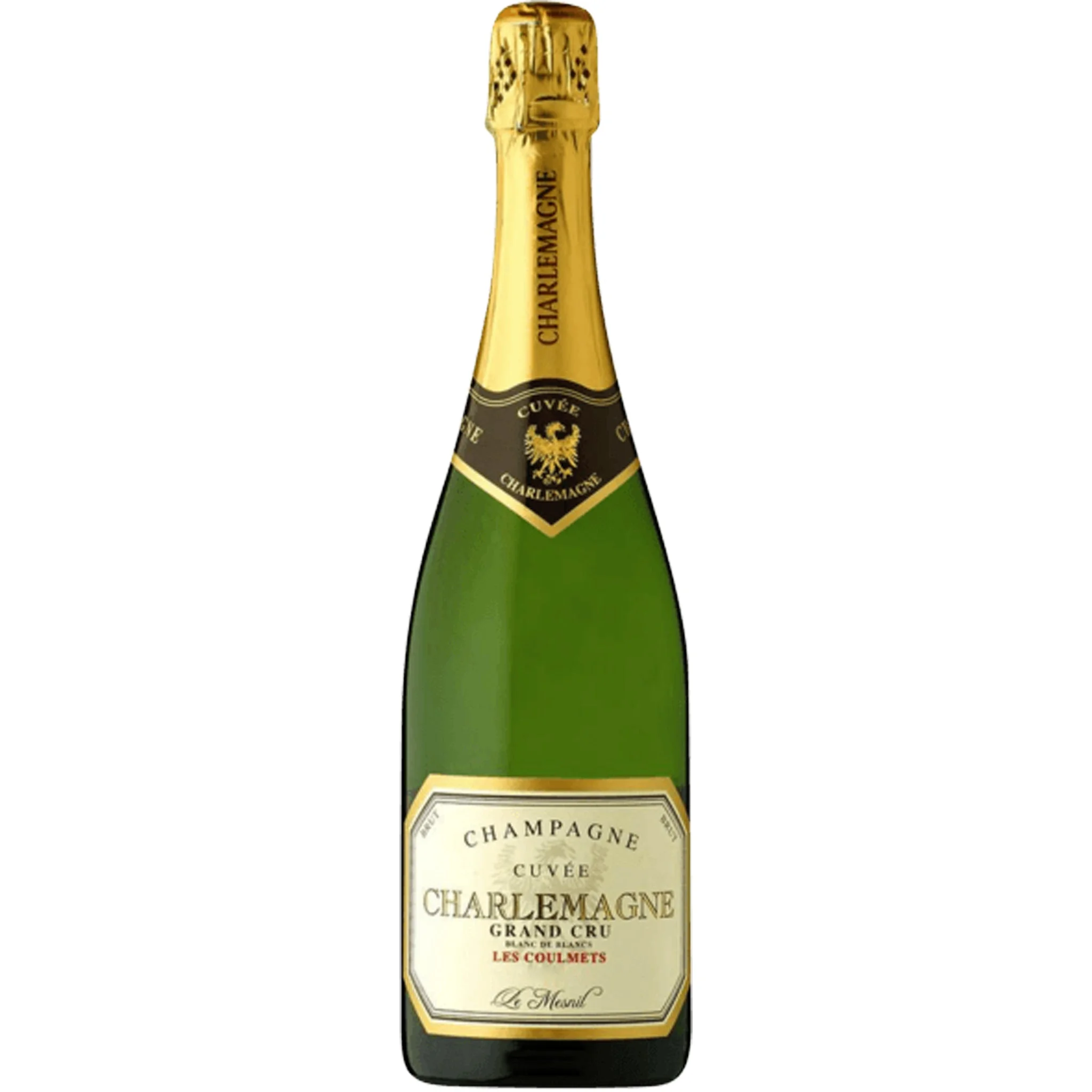 Guy Charlemagne Cuvee Charlemagne Grand Cru Les Coulmets Blanc de Blancs, Champagne, France