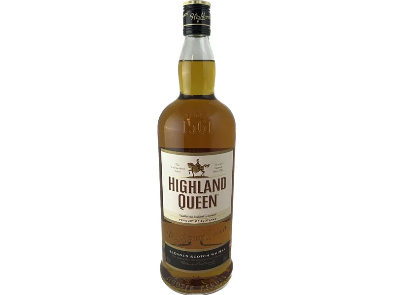 Highland Queen Blended Scotch Whisky wine label