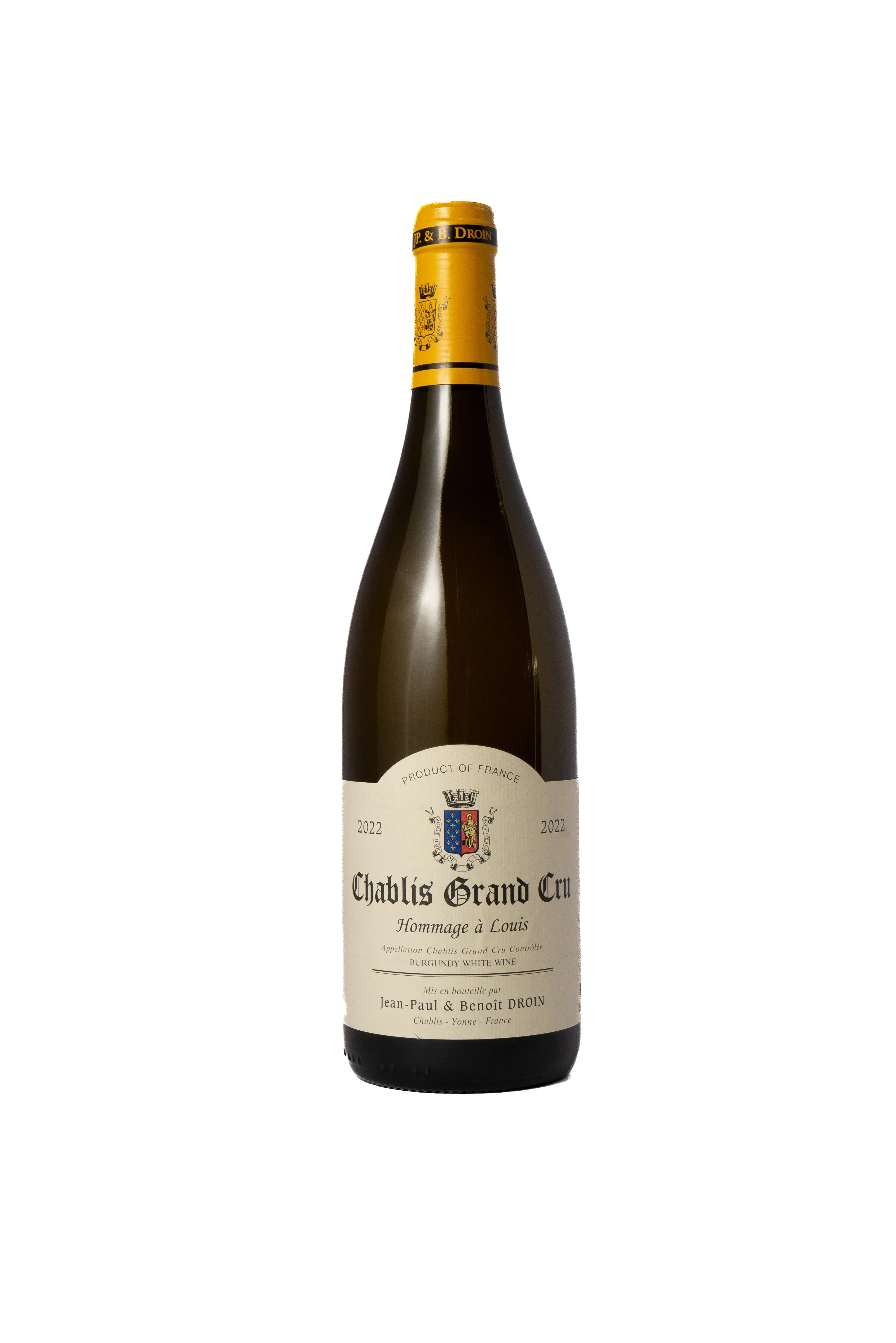 Jean-Paul & Benoit Droin Hommage a Louis, Chablis Grand Cru, France