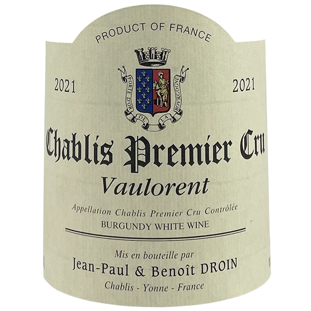 Jean-Paul & Benoit Droin Vaulorent, Chablis Premier Cru, France
