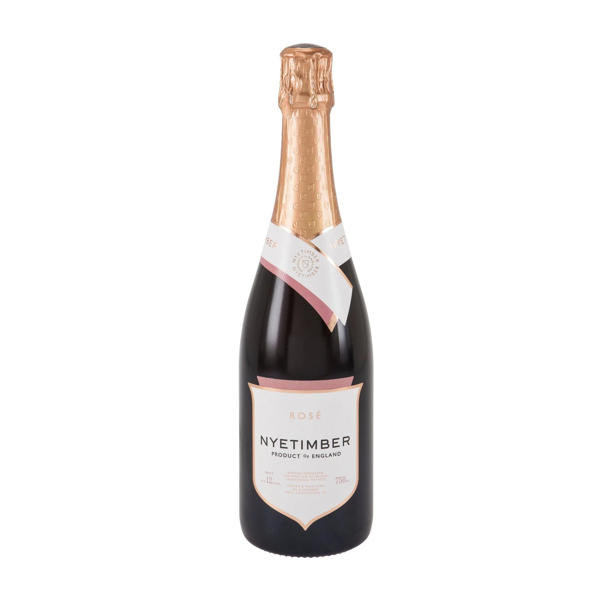 Nyetimber Rose Sparkling wine label