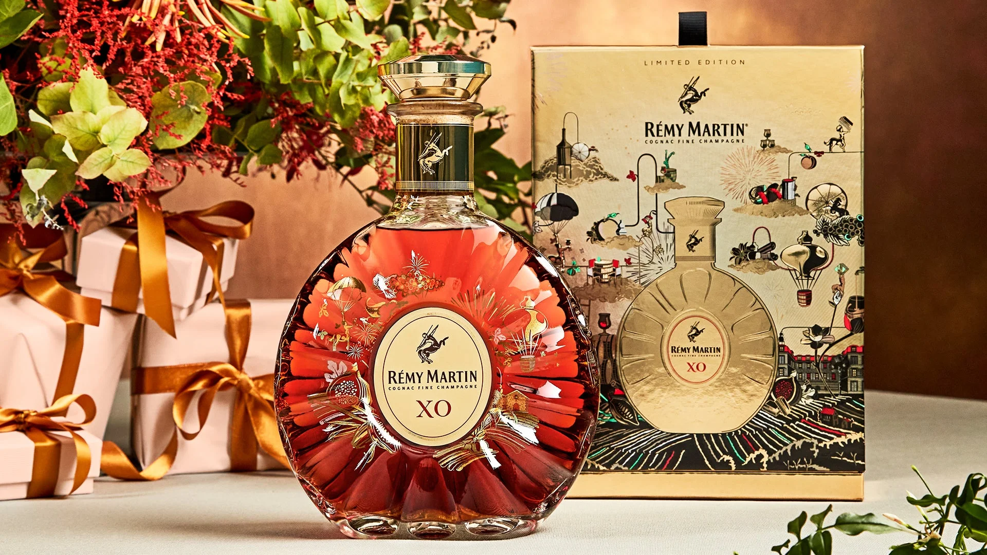Remy Martin X.O. Excellence 'Gold' Exclusive Limited Edition Champagne Cognac, France